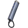 Baseus Ultrajoy Series 6-Port HUB AIR Space Grey (Type-c to HDMI4K@60Hz*1+USB3.0*2+USB.2*1+Type- c3.0*1+PD*1) (B00052802811-02) серый(#3)