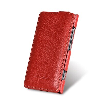 Кожаный чехол книга Melkco Leather Case Red LC для Nokia Lumia 800(2)