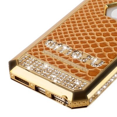 Металлический чехол Newsh GOLD для Apple iPhone 5/5s/SE(4)