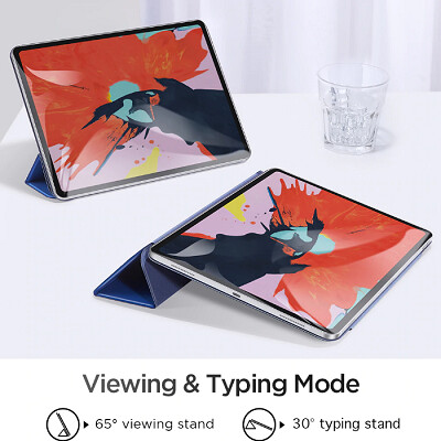 ESR Rebound Magnetic Case с застежкой и креплением стилуса синий для Apple iPad Pro 12.9 (2018)(9)