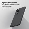 Пластиковый чехол с пластиной Magsafe Nillkin Super Frosted Shield Pro Magnetic Case Черный для Samsung Galaxy S25 Edge(#9)