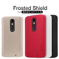 Пластиковый чехол с пленкой Nillkin Super Frosted Shield Black для Motorola Moto X Force(#4)