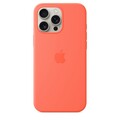 Силиконовый чехол с Magsafe мандариновый для Apple iPhone 16 Pro Max(#3)
