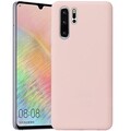 Силиконовый чехол Silicone Case светло-розовый для Huawei P30 Pro(#1)
