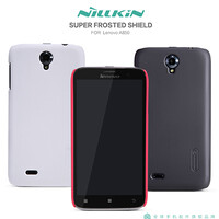 Пластиковый чехол Nillkin Super Frosted Shield Red для Lenovo IdeaPhone A850