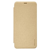 Полиуретановый чехол Nillkin Sparkle Leather Case Gold для Meizu Pro 5