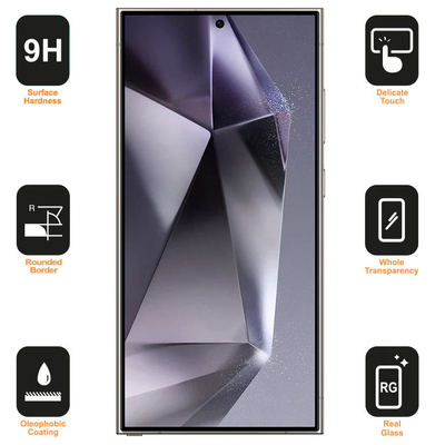 Противоударное защитное стекло SupGlass XC-11 Tempered Glass Super Hardness для Samsung Galaxy S24 Ultra(3)