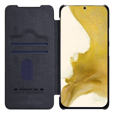 Кожаный чехол Nillkin Qin Pro Leather Case Черный для Samsung Galaxy S23(3)