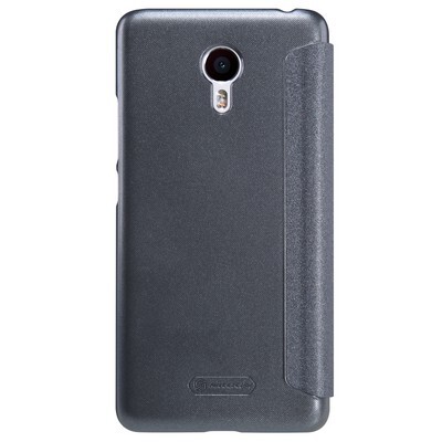 Полиуретановый чехол книга Nillkin Sparkle Leather Case Black для Meizu M3 Note(2)