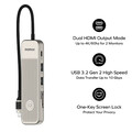 Type-C Хаб адаптер MOMAX ONELINK 9 in 1 multi-function USB-C hub (DH19LE)(#2)