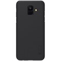 Пластиковый чехол Nillkin Super Frosted Shield Черный для Samsung Galaxy A6 (2018)(#1)