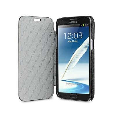 Кожаный чехол книга Melkco Face Cover Book Type Black для Samsung N7100 Galaxy Note 2(1)