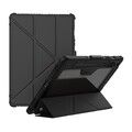 Защитный чехол Nillkin Bumper Leather Case Pro Multi-angle Черный для Samsung Galaxy Tab S10 Fe(#3)