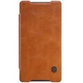 Кожаный чехол Nillkin Qin Leather Case Brown для Sony Xperia Z5 Compact(#1)