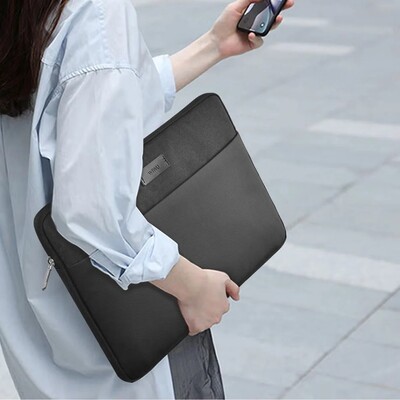 Сумка для ноутбука WiWu Minimalist Laptop Sleeve 14 дюймов черный(4)