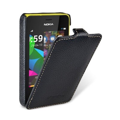Кожаный чехол Melkco Leather Case Black LC для Nokia Asha 501(1)