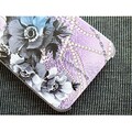 Пластиковый чехол Flowers Grey для Apple iPhone 5/5s/SE(#3)