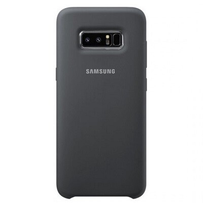 Чехол бампер Silicone Cover Case Dark Grey темно-серый для Samsung Galaxy Note 8(1)