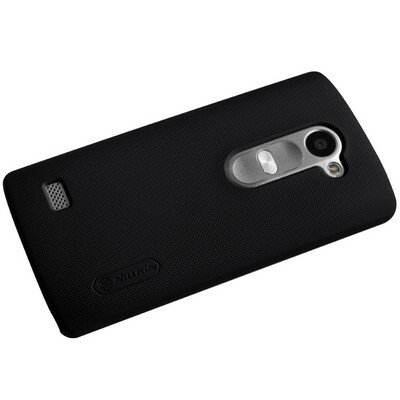 Пластиковый чехол с пленкой Nillkin Super Frosted Shield Black для LG Leon H324(2)