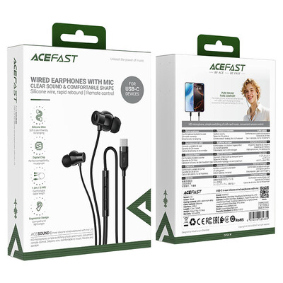 Наушники с микрофоном и разъемом Type-C Acefast L10(7)