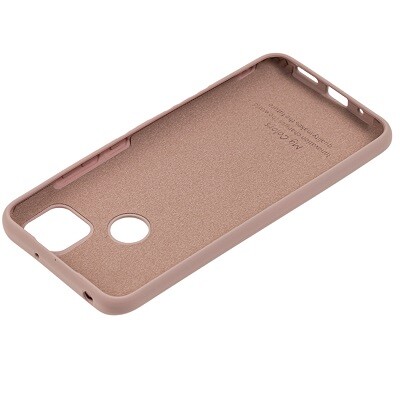 Силиконовый чехол Silicone Case светло-розовый для Xiaomi Redmi 10A(2)