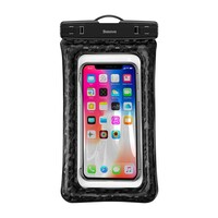 Водонепроницаемый чехол для телефона до 5.5" Baseus Air Cushion Waterproof bag ACFSD-A01 (черный)
