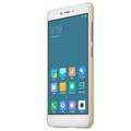 Пластиковый чехол с пленкой Nillkin Super Frosted Shield Gold для Xiaomi RedMi 4X(#2)