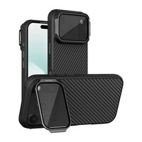 Карбоновый чехол с пластиной Magsafe Nillkin CarboProp Magnetic Case черный для Apple iPhone 17 Pro