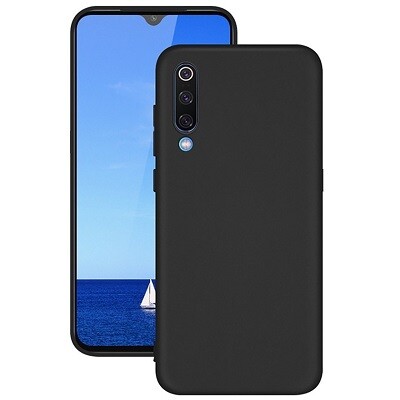 Силиконовый чехол TPU Matte Case 1mm черный для Xiaomi Mi9(1)