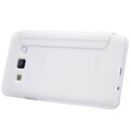Полиуретановый чехол Nillkin Sparkle Leather Case White для Samsung Galaxy A3(#3)
