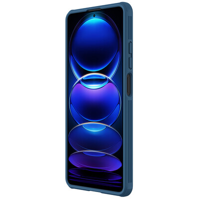 Чехол-накладка с защитой камеры Nillkin CamShield Pro синий для Xiaomi Redmi Note 12 Pro Plus 5G(4)