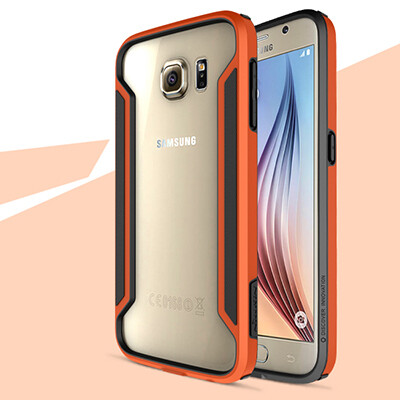 Пластиковый бампер Nillkin Armor-Border series Orange для Samsung G920F Galaxy S6(1)
