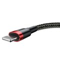 Baseus Cafule Cable USB For lighting 2.4A 1M (CALKLF-B19) красно-черный(#9)