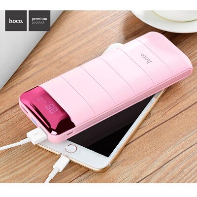 Портативный аккумулятор Power Bank HOCO B29A Domon, 15000mAh+LED фонарь, 2USB-2A(5)