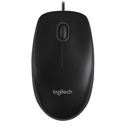 Проводная оптическая мышь Logitech B100(1)
