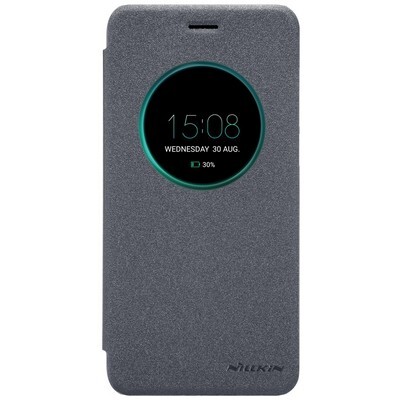 Полиуретановый чехол книга Nillkin Sparkle Leather Case Black для Asus ZenFone 4 ZE554KL(1)