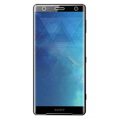 Противоударное защитное стекло на весь экран Full Screen Cover прозрачное для Sony Xperia XZ2 Compact(1)