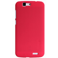 Пластиковый чехол Nillkin Super Frosted Shield Bright Red  для Huawei Ascend C199(#1)