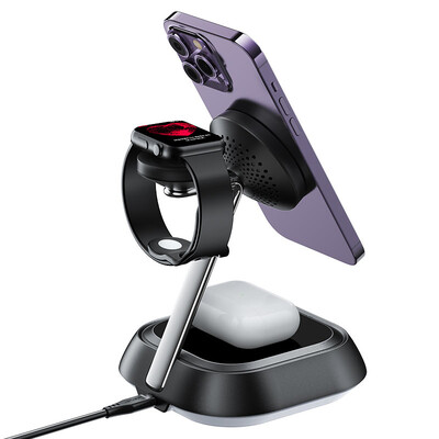 Беспроводная зарядная станция 3 в1 ACEFAST E16 desktop 3-in-1 wireless charging holder(3)