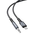 Аудио кабель Acefast C1-06 Lightning Male to 3.5mm Male Aluminum Alloy Audio Cable 1.2m (MFI Certificated)(#1)