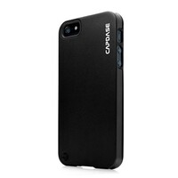 Металлический чехол накладка Capdase Alumor Jacket Black для Apple iPhone 5/5s/SE