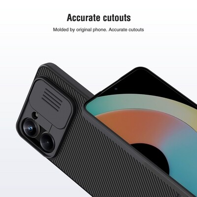 Чехол-накладка Nillkin CamShield Черная для Realme 10 Pro 5G(4)