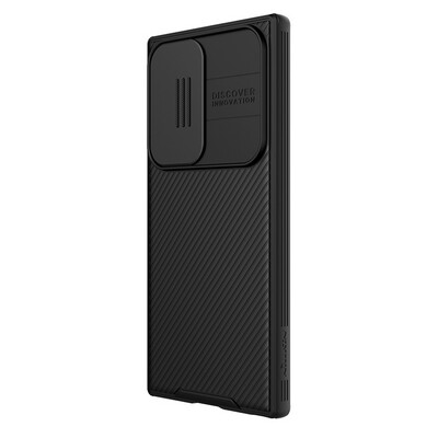 Чехол-накладка с пластиной Magsafe Nillkin CamShield Pro Magnetic Черная для Samsung Galaxy S23 Ultra(3)