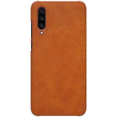 Кожаный чехол Nillkin Qin Leather Case Коричневый для Xiaomi Mi A3(2)