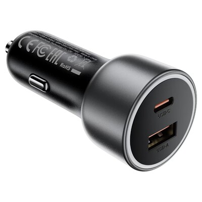 Автомобильное зарядное Acefast B21 75W (USB-A+USB-C) dual port(3)