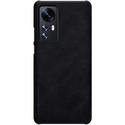 Кожаный чехол Nillkin Qin Leather Case Черный для Xiaomi 12X(2)