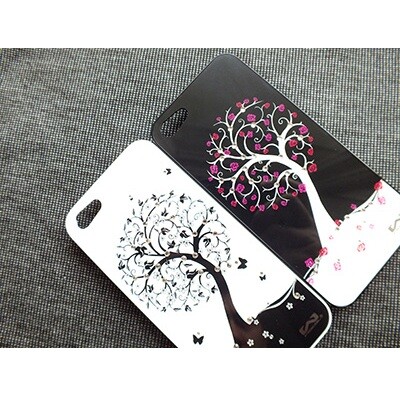 Пластиковый чехол Wocol Wood White для Apple iPhone 5/5s/SE(4)