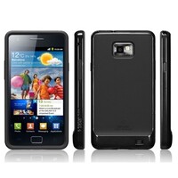 Чехол накладка SGP Case Neo Hybrid Black для Samsung i9100 Galaxy S2