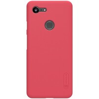 Пластиковый чехол с подставкой Nillkin Super Frosted Shield Красный для Google Pixel 3