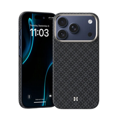 BENKS ArmorAir ArmorGrid Phone case Built with Kevlar черный для Apple iPhone 17 Pro Max(7)